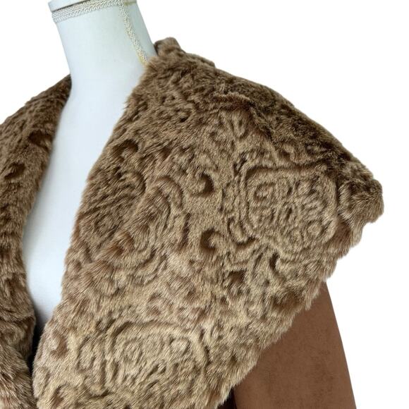 Terry Lewis - Luxuries Faux Suede and Fur Jacket, sizePS, NWT - Picture 6 of 16